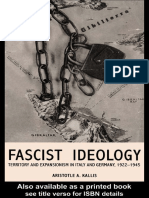 Kallis, Aristotle - Fascist Ideology. Territory and Expansionism in Italy and Germany, 1922-1945 (2001)