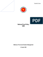 National Food Policy 2006 English Version