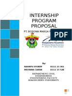 Internship Program Proposal: Pt. Bosowa Marga Nusantara