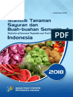 Statistik Tanaman Sayuran Dan Buah Buahan Semusim Indonesia 2018
