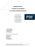 Depresión Mayor Patrones de Tratamiento y Factores de Riesgo de Recaída - Revista Acta Psiquiátrica y Psicológica Latinoamericana 2001