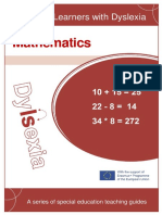 Mathematics: Teaching Learners With Dyslexia