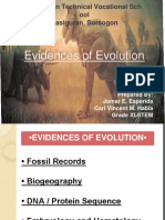 Evidences of Evolution: Casiguran Technical Vocational SCH Ool Casiguran, Sorsogon