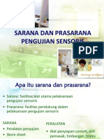 Sarana Dan Prasarana Pengujian Sensori - Sda - 2019 (Evsen)