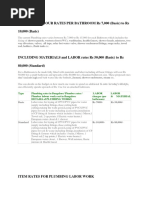 Plumbing Material List | PDF | Pipe (Fluid Conveyance) | Plumbing