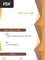 Pert and CPM