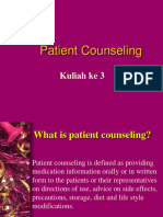Kuliah II Patient Counseling