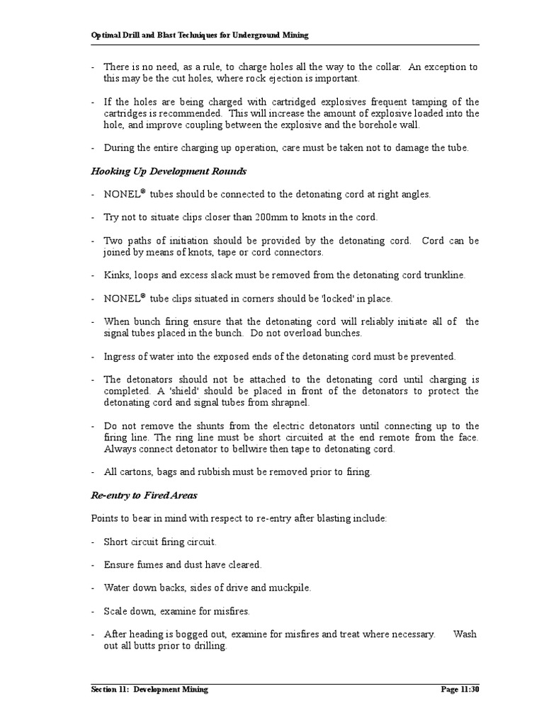 11b2 - Horizontal Development | PDF | Shock Wave | Mining