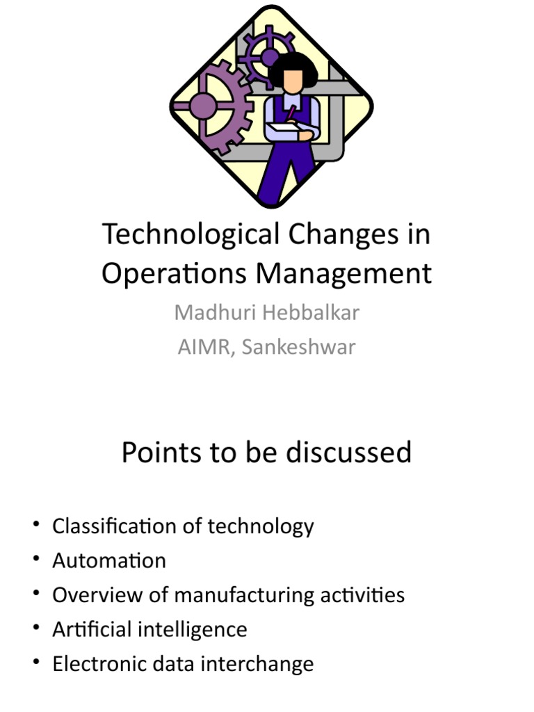 Technology in Operations Management | PDF | Computer Aided Design | 3 D ...