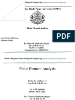 Savitribai Phule Pune University (SPPU) : Finite Element Analysis