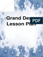 Grand Demo Lesson Plan