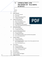 Unit Approaches and Methods of Teaching Science: Structure