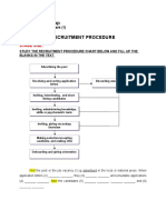 English Workshop Recruitment Procedure: Stage One