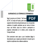 Suspensión de Los Términos de Permanencia PDF
