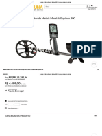 Detector de Metais Minelab Equinox 800 - Fortuna Detectores de Metais