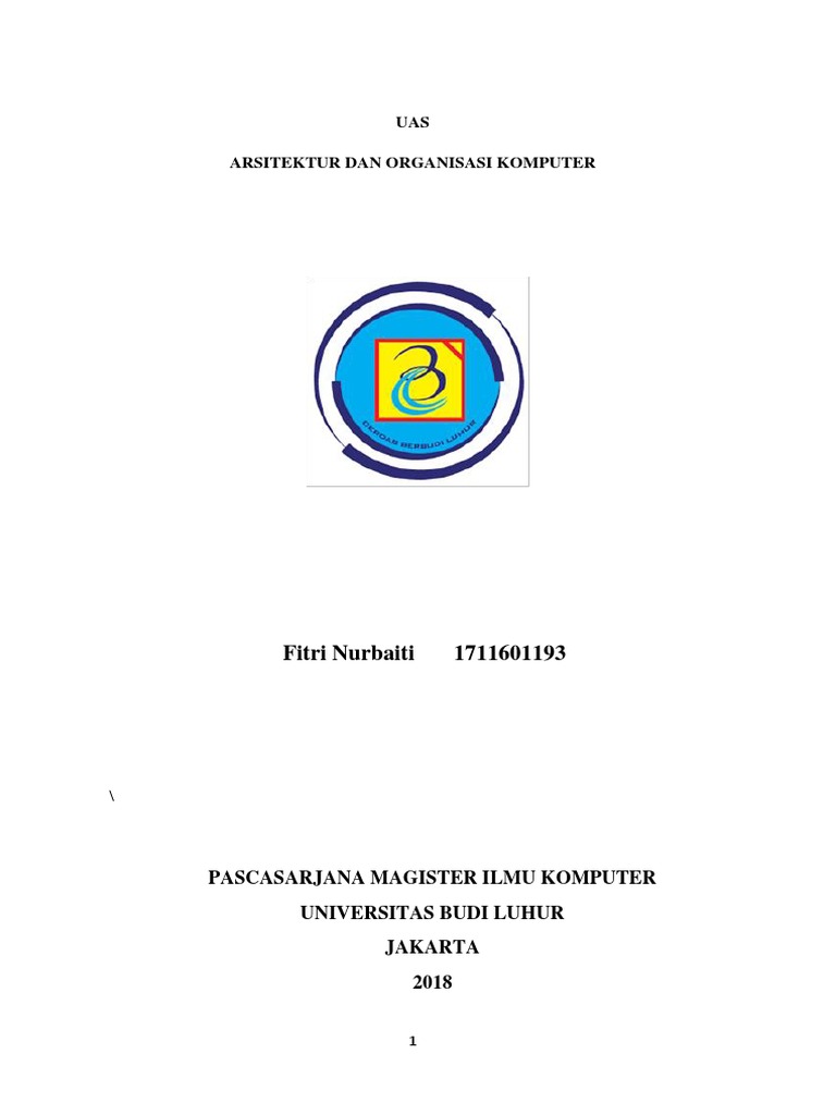 Soal Dan Jawaban Uas Arsitektur Dan Organisasi Komputer Pdf