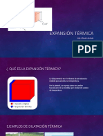 Expansión térmica: causas, tipos y ejemplos