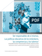  Las Políticas Educativas de Los Estándares, Las Competencias y Los Talentos