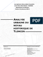 Analyse Urbaine Du Noyau Historique de Tlemcen