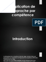 Application de L'approche Par Compétence 10