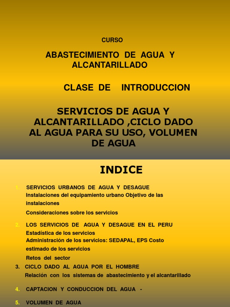 Abastecimiento de Agua y Alcantarillado | PDF | Aguas residuales ...