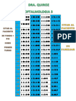 Horario de Oftalmologia