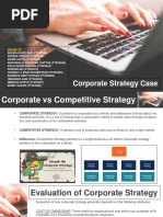 Corporate Strategy Case: Group 10