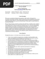 Law 5413 International Environmental Law - Bryner - Fall 2019 - Revised - Syllabus - 9.10.19