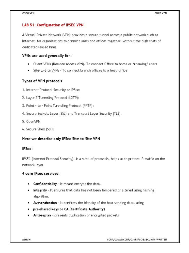 VPN Technology PDF | PDF | Virtual Private Network | Transport Layer ...