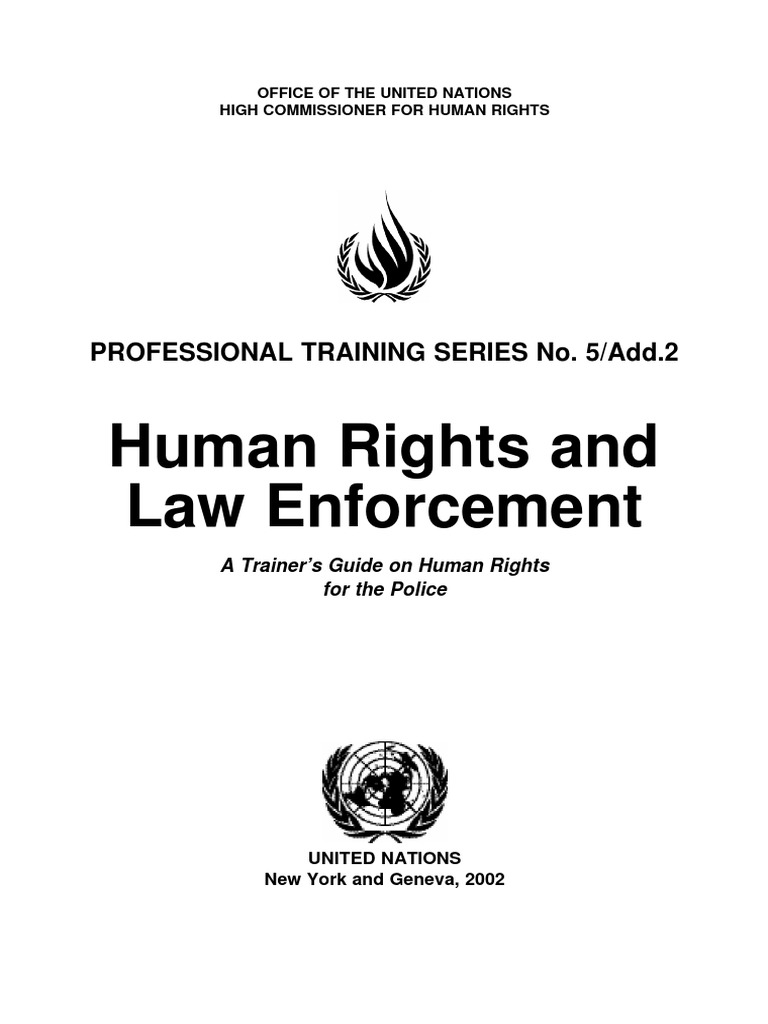 Human Rights Training for Police | PDF | Police | Human Rights