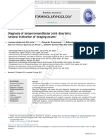 Diagnosis of Temporomandibular Joint Disorder_Rational Indication of Imaging Exams