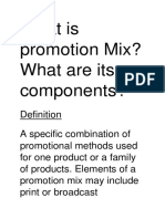 What Is Promotion Mix? What Are Its Components?