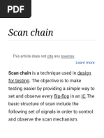 Scan Chain: Scan Chain Is A Technique Used in Design