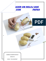 Cómo Hacer Un Reloj Que Funcione Con Papas