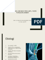 Rehabilitasi Low Back Pain (LBP)