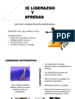 Tipos de Liderazgo y Empresas