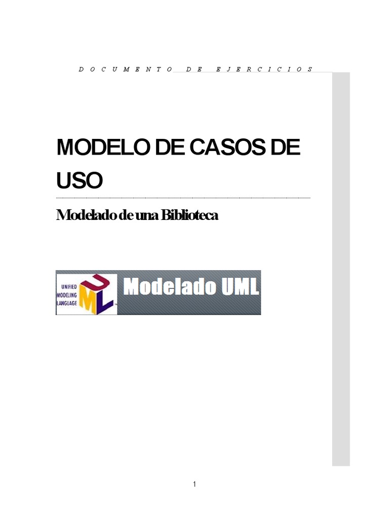 Ejercicios de Casos de Uso Biblioteca | PDF | Caso de uso | Bibliotecas