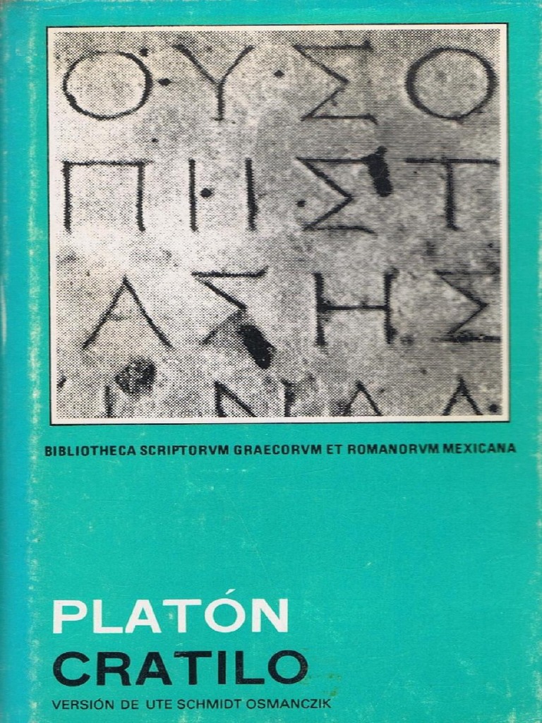 (Plat N) Cratilo | PDF | Platón | Esencia