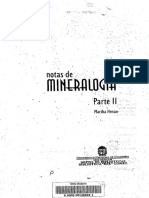 Notas de Mineralogía II