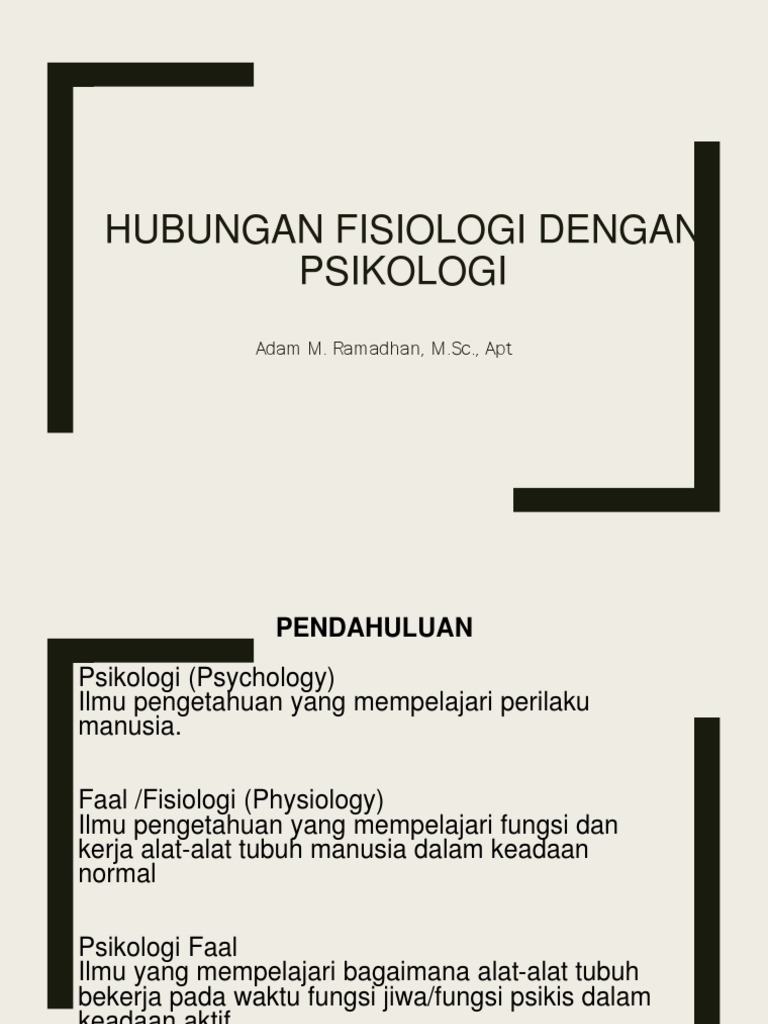 Psikologi Faal I Pdf
