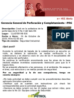 Gerencia General de Perforación y Completamiento - PRG: E+ HSE Alerta