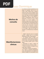 Caso Dominique - Clinica