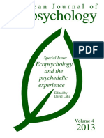 Ecopsychology and The Psychedelic Experience (2013)