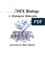 CIE A Level Biology - Biological Molecules Classified