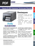 Catálogo Dascom DL-820