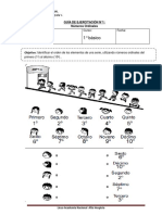 Guía Números Ordinales