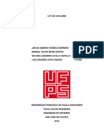 Informe de Laboratorio Fisica 2 Ley de Coulomb-UFPS