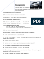 Questionnaire Le Magnetisme