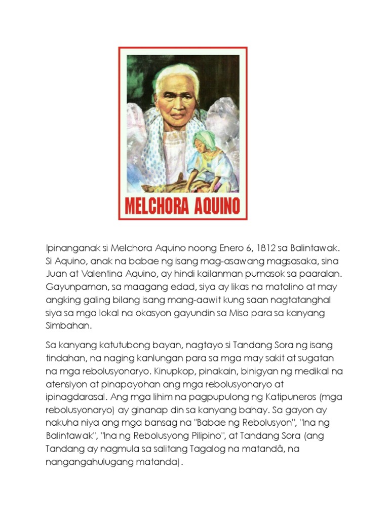 Melchora Aquino | PDF