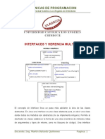 Interfaces y Herencia Múltiple